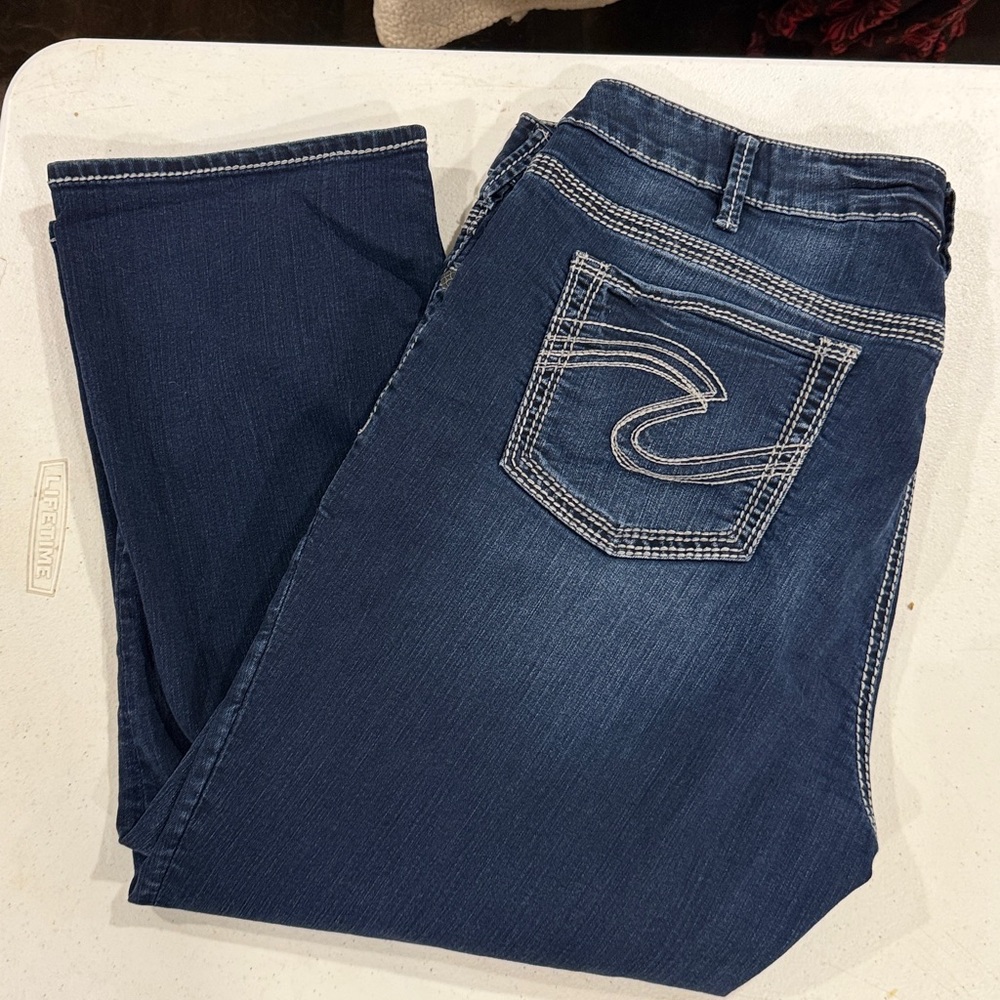 Silver Jeans Dark Indigo Denim